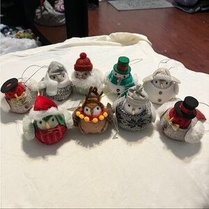 Target Wondershop Festive Felt Bird Ornaments Lot of 9 2022